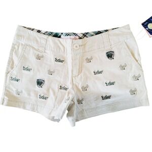 USF 7 S. Florida Bulls Shorts Embroidered E5 College‎ Classics Womens Sz 7 NWT